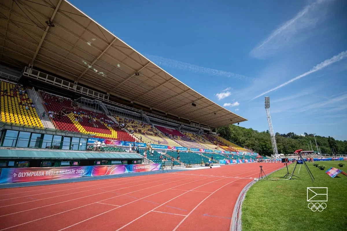 Stadion na Olympiádě dětí a mládeže v Praze