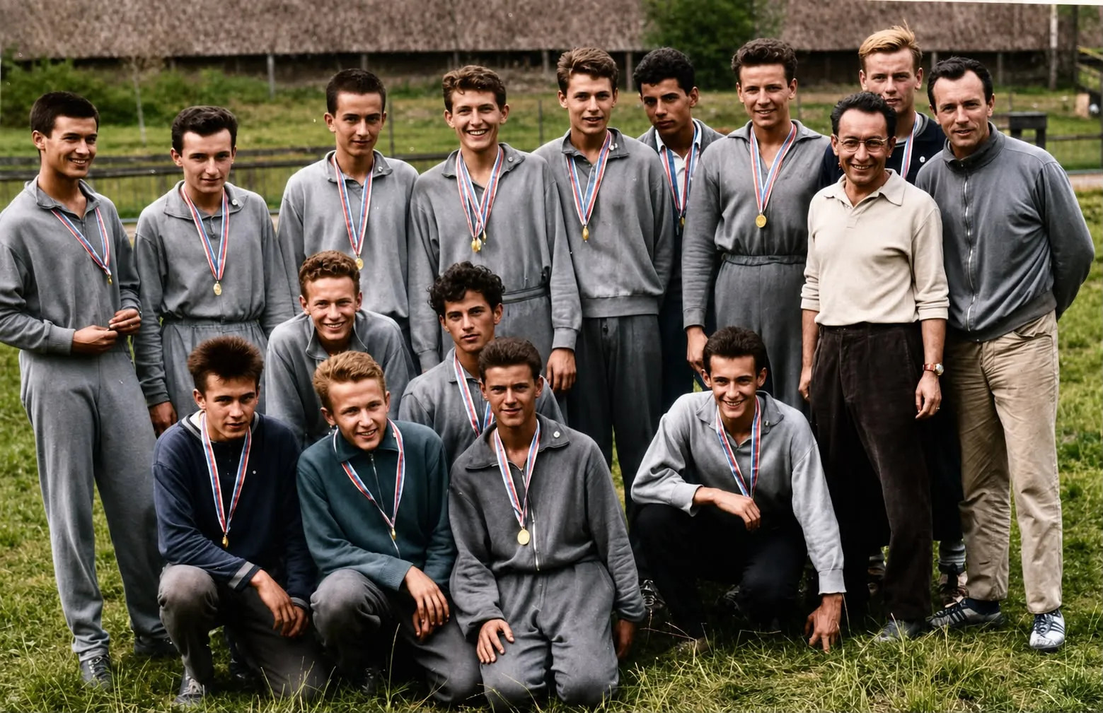 80 let atletiky v Děčíně, historická fotka